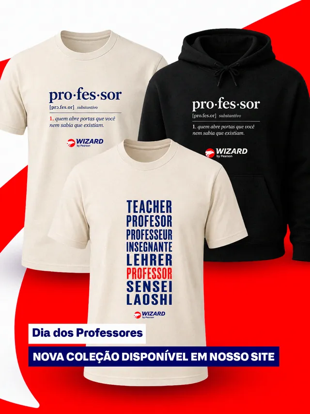 Loja da Wizard · flyer de WhatsApp, coleção do Dia dos Professores
